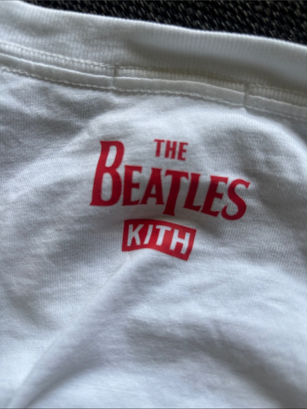 Kith White The Beatles Graphic Tee with Yellow & Red Print - Picture 8 of 8